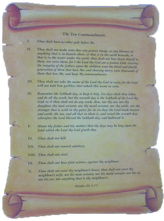Ten Commandments