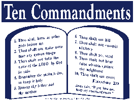 Ten Commandments yard signs